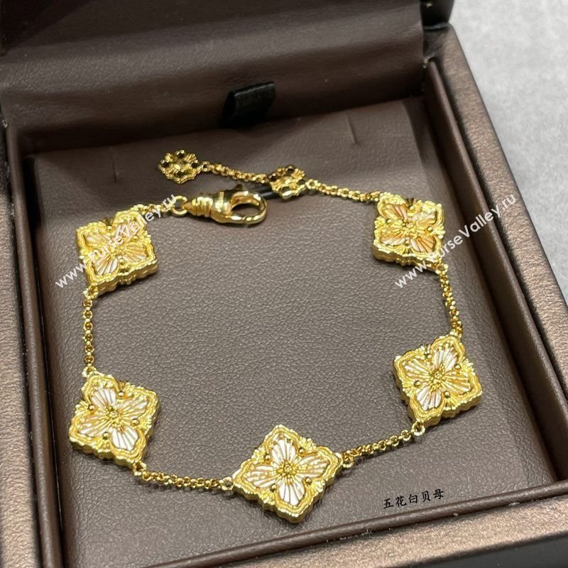 Buccellati Opera Tulle Bracelet 5 Motifs White 2025 B091704 (YF-250917068)