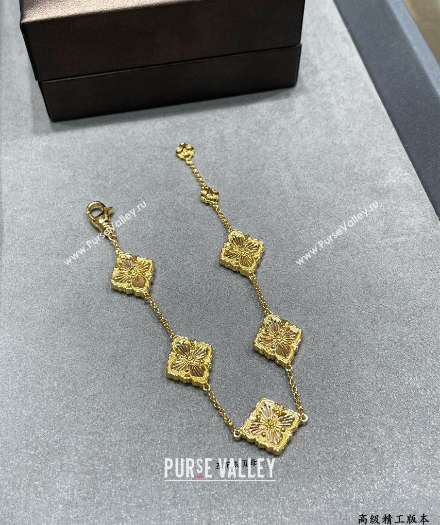 Buccellati Opera Tulle Bracelet 5 Motifs Grey 2025 B091704 (YF-250917071)