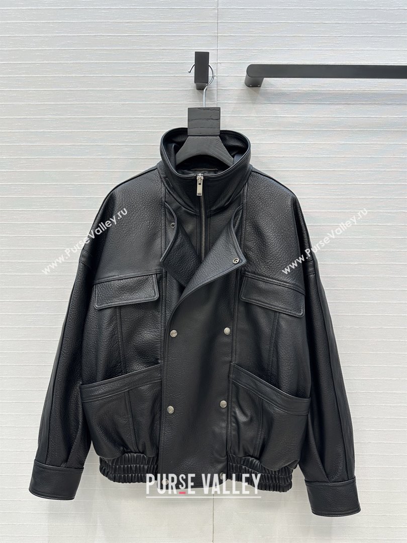 Saint Laurent Sheepskin Jacket SLP92504 Black 2025 (Q-25092504)