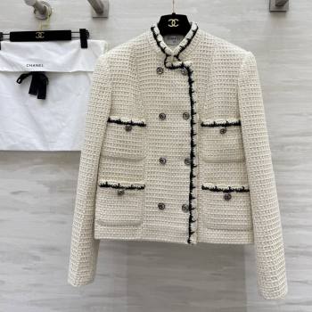 Chanel Tweed Jacket CH92520 Beige 2025 (Q-25092520)