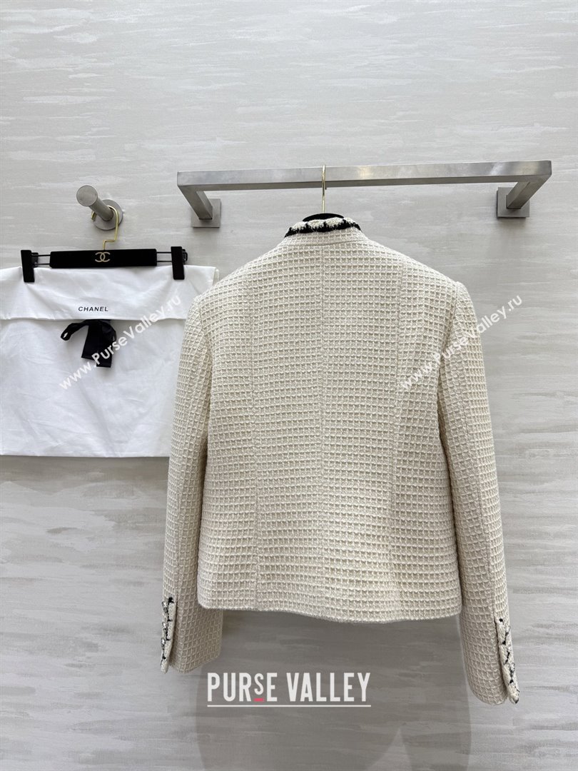 Chanel Tweed Jacket CH92520 Beige 2025 (Q-25092520)
