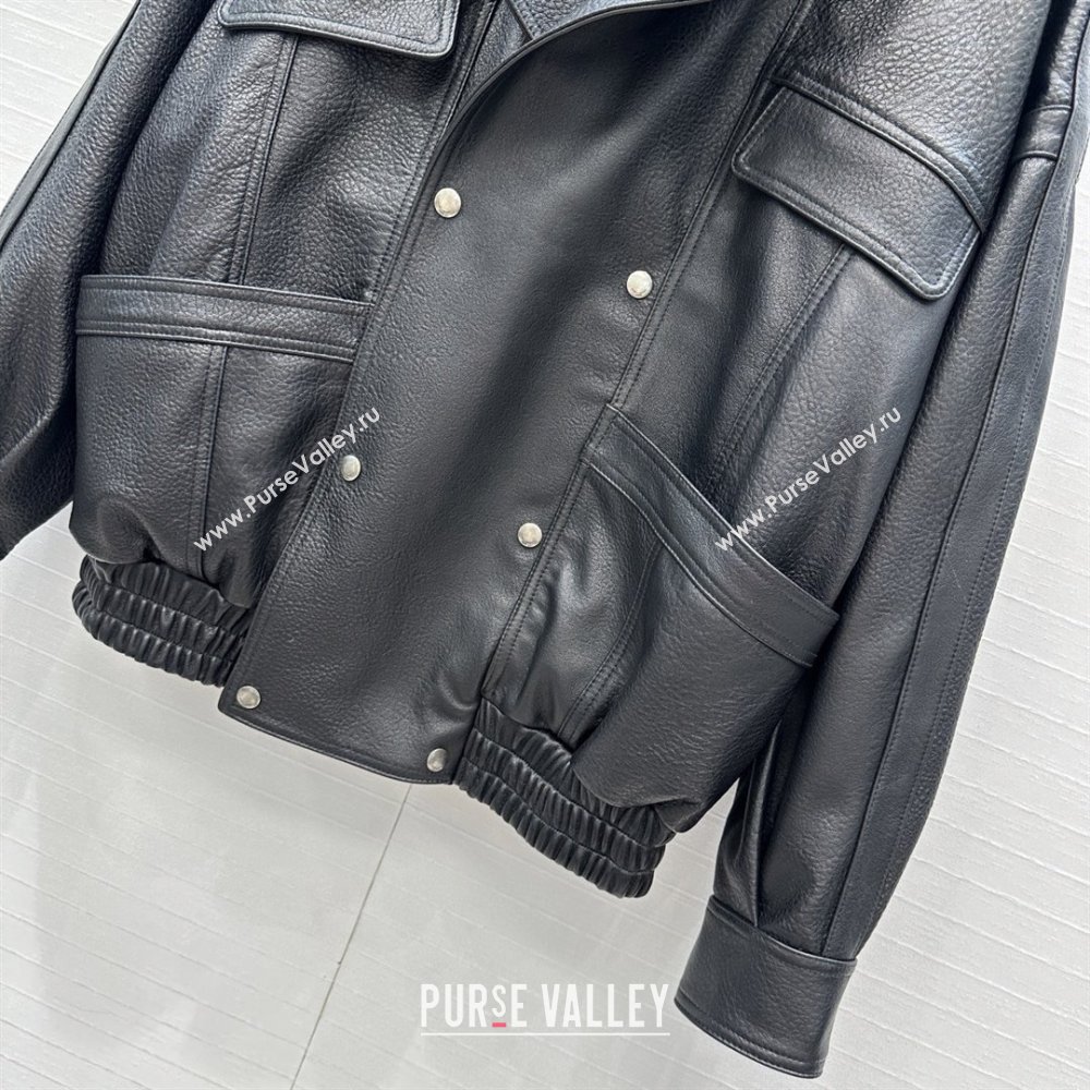 Saint Laurent Sheepskin Jacket SLP92504 Black 2025 (Q-25092504)