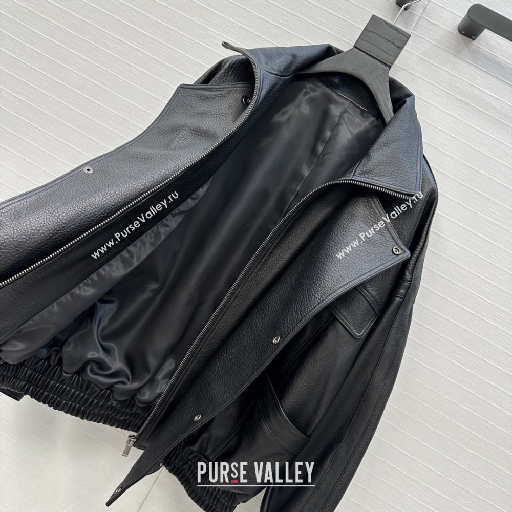 Saint Laurent Sheepskin Jacket SLP92504 Black 2025 (Q-25092504)