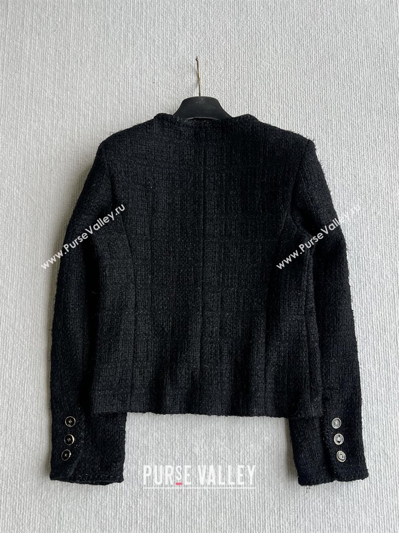 Chanel Tweed Jacket CH91929 Black 2025 (Q-28091929)