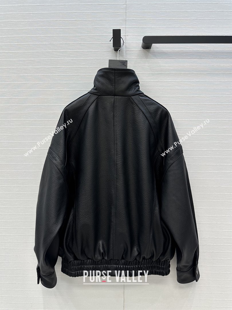 Saint Laurent Sheepskin Jacket SLP92504 Black 2025 (Q-25092504)