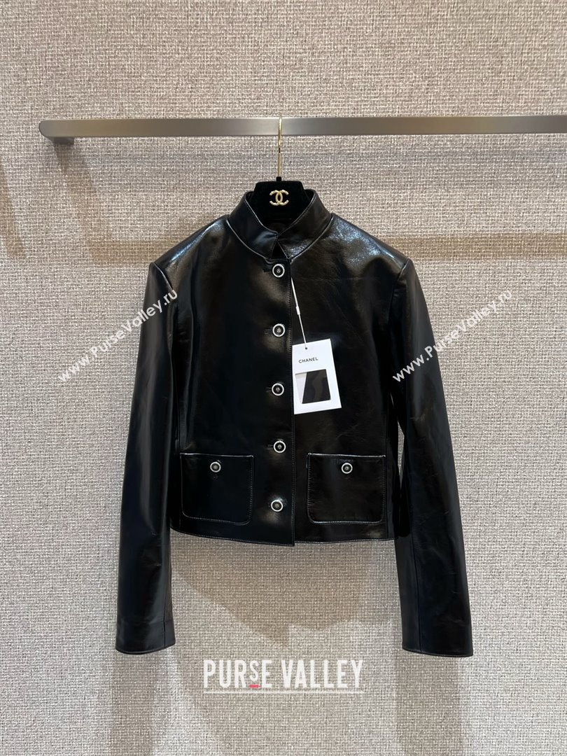 Chanel Sheepskin Jacket CH91928 Black 2025 (Q-25091928)