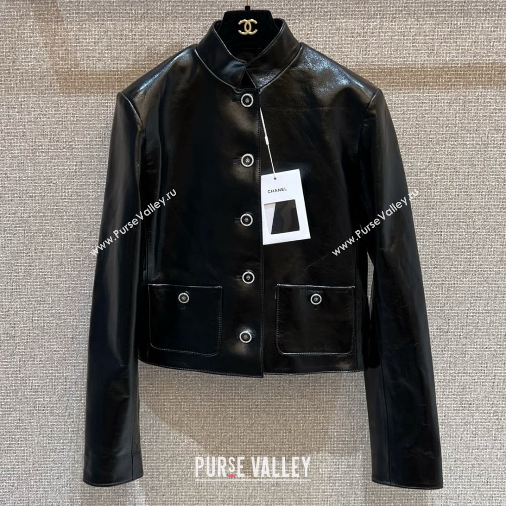 Chanel Sheepskin Jacket CH91928 Black 2025 (Q-25091928)