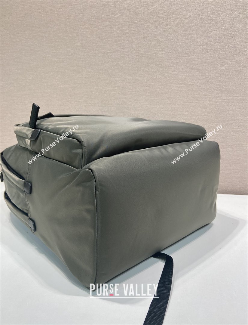 Prada Re-Nylon and Saffiano Leather Backpack 2VZ048 Forest Green 2025 (YZ-25092002)