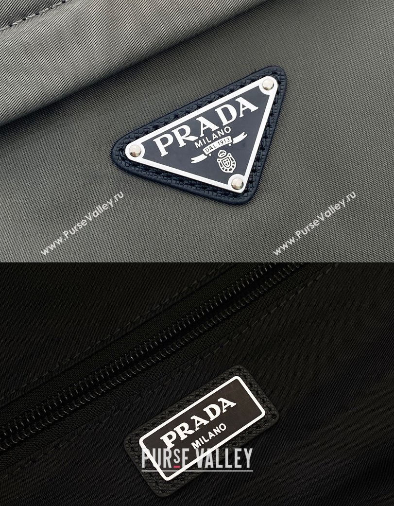 Prada Re-Nylon and Saffiano Leather Backpack 2VZ048 Forest Green 2025 (YZ-25092002)