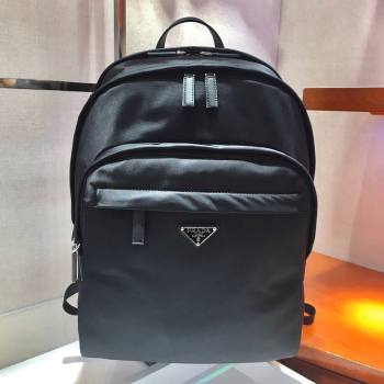 Prada Re-Nylon and Saffiano Leather Backpack 2VZ048 Black 2025 (YZ-25092001)