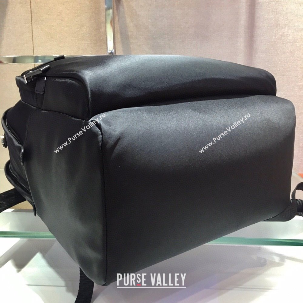 Prada Re-Nylon and Saffiano Leather Backpack 2VZ048 Black 2025 (YZ-25092001)