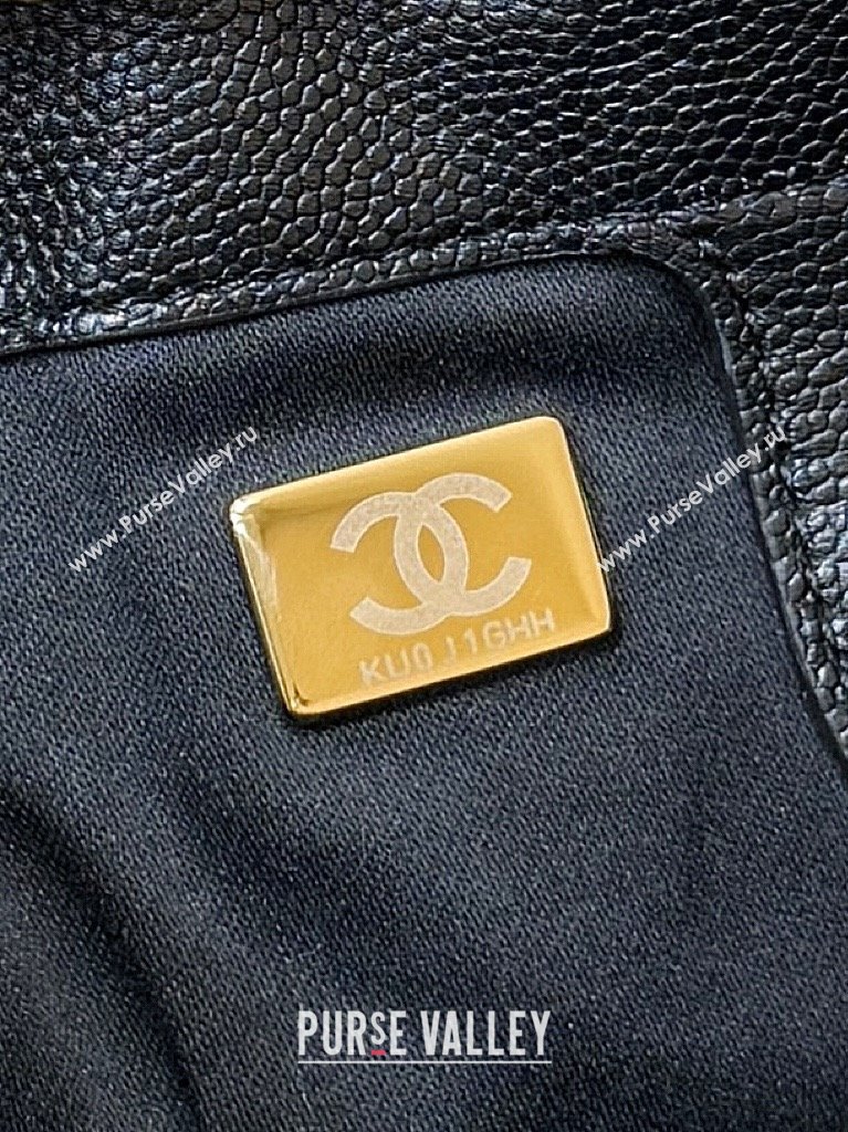 Chanel Grained Calfskin 25 Medium Backpack Bag AS5600 Black 2025 Top Quality (SHUNY-25092312)