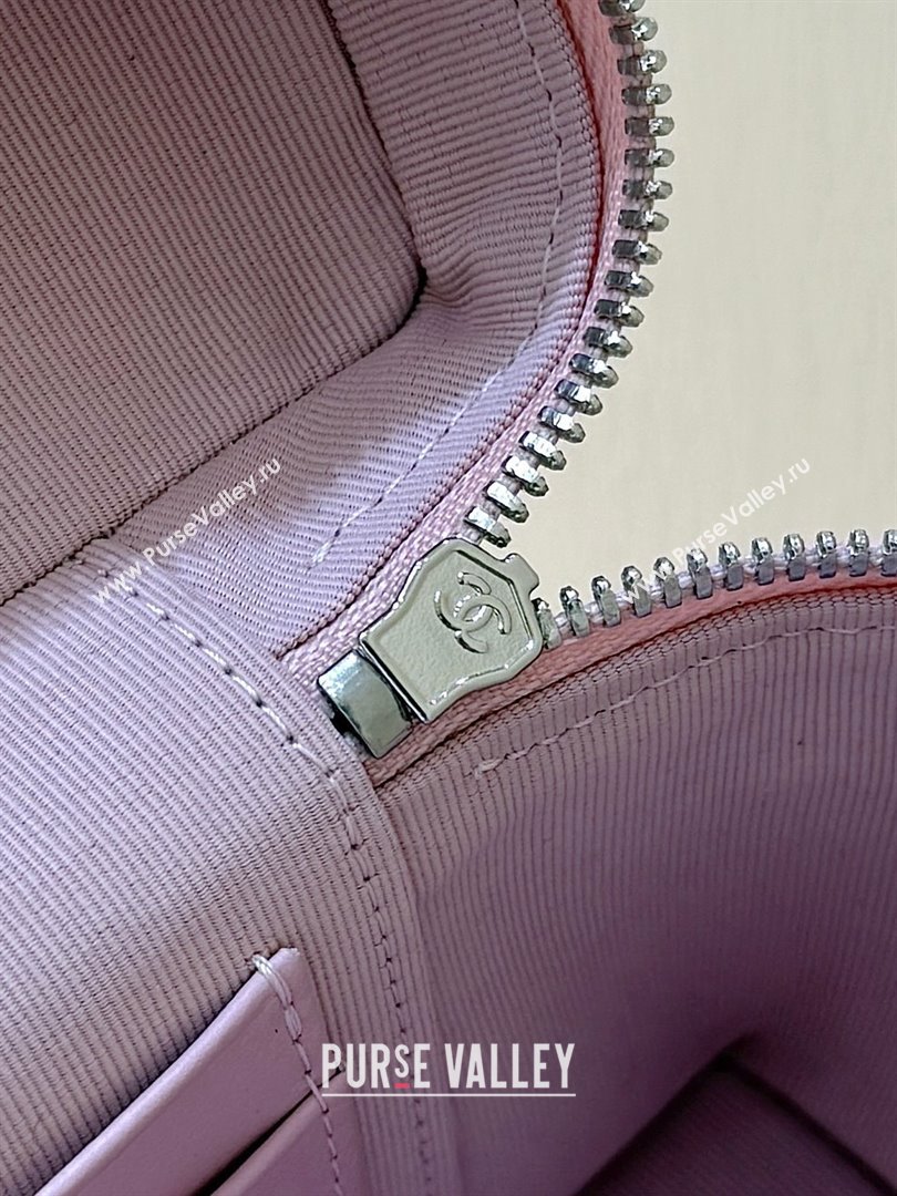 Chanel Shiny Grained Calfskin Vanity with Chain and Star AP4854 Pink 2025 Top Quality (SHUNY-25092315)