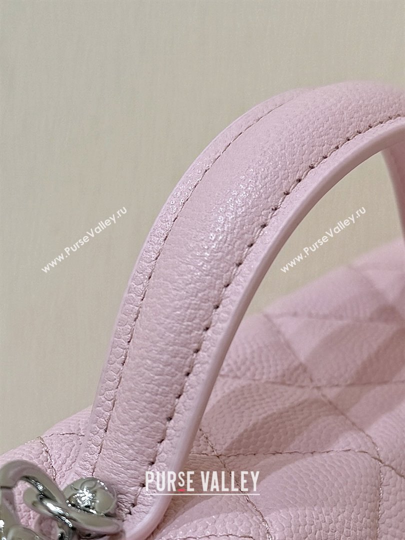 Chanel Shiny Grained Calfskin Vanity with Chain and Star AP4854 Pink 2025 Top Quality (SHUNY-25092315)