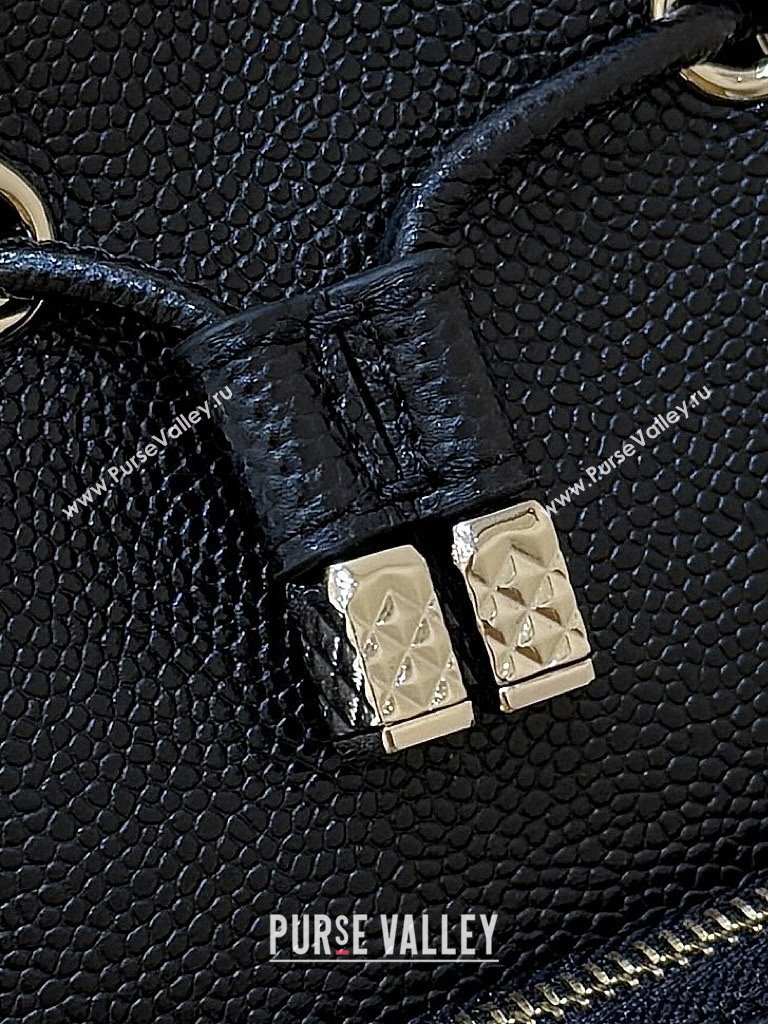 Chanel Clutch with Chain in Grained Shiny Calfskin AP4775 Black 2025 Top Quality (SHUNY-25092302)