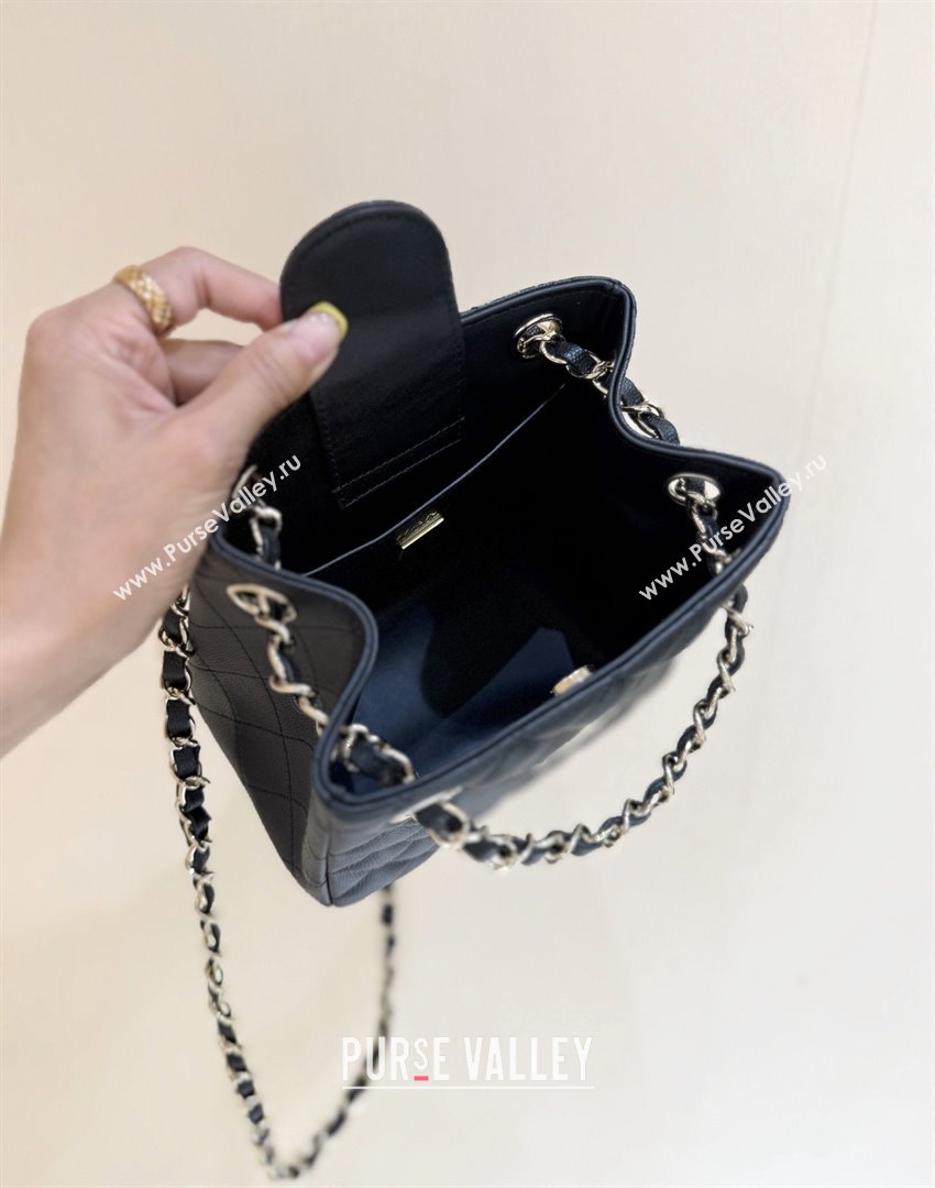 Chanel Shoulder Bag in Grainy Calfskin AS3176 Black 2025 Top Quality (SHUNY-25092402)