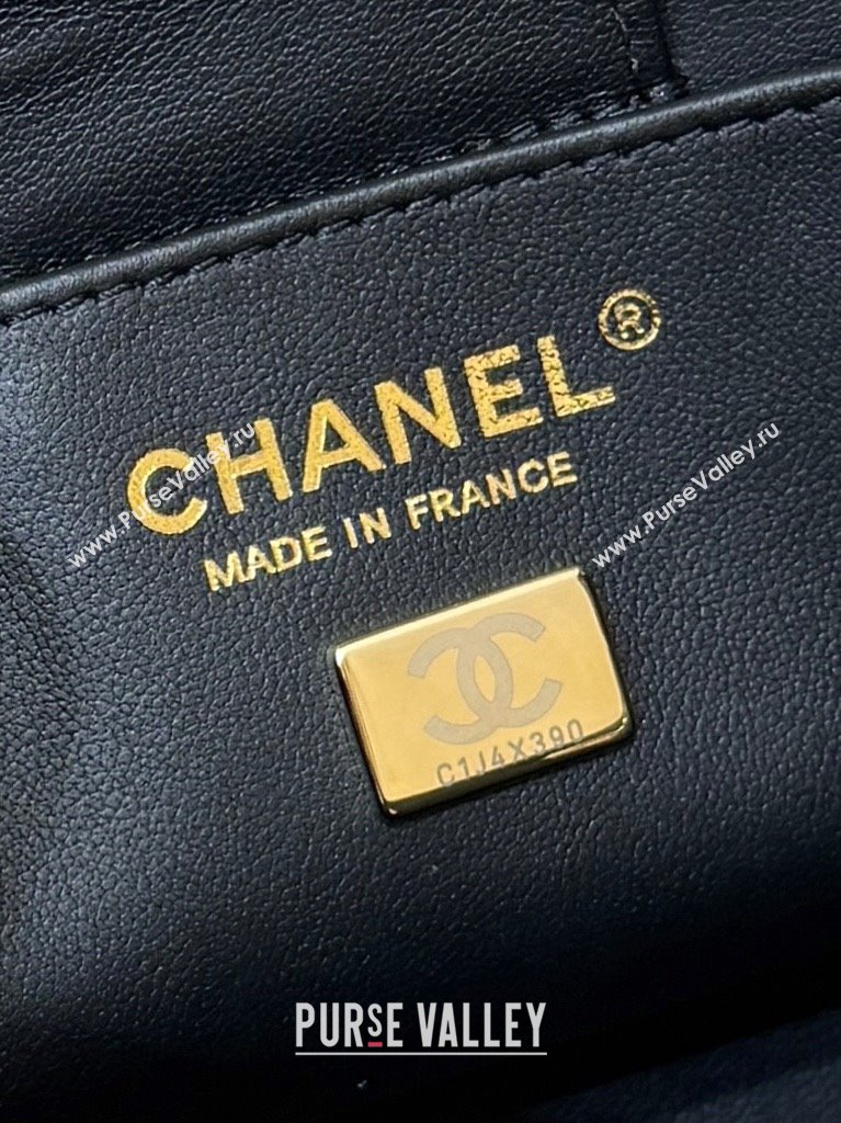 Chanel Shoulder Bag in Grainy Calfskin AS3176 Black 2025 Top Quality (SHUNY-25092402)