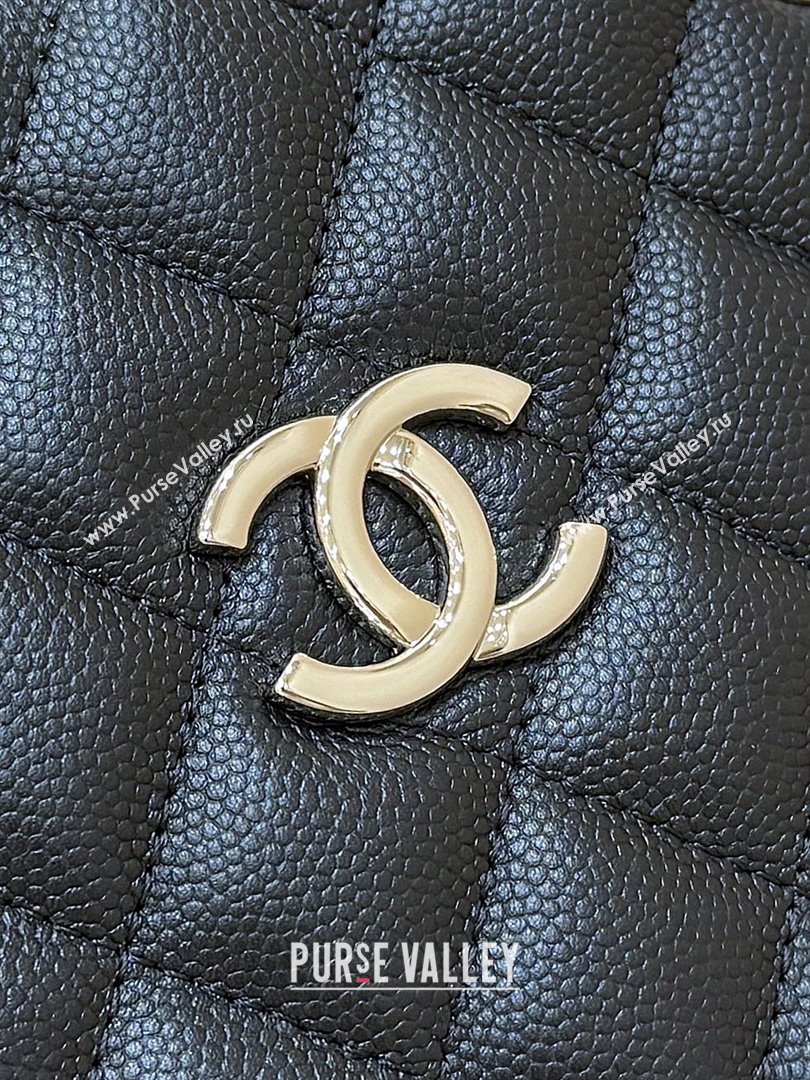 Chanel Shoulder Bag in Grainy Calfskin AS3176 Black 2025 Top Quality (SHUNY-25092402)