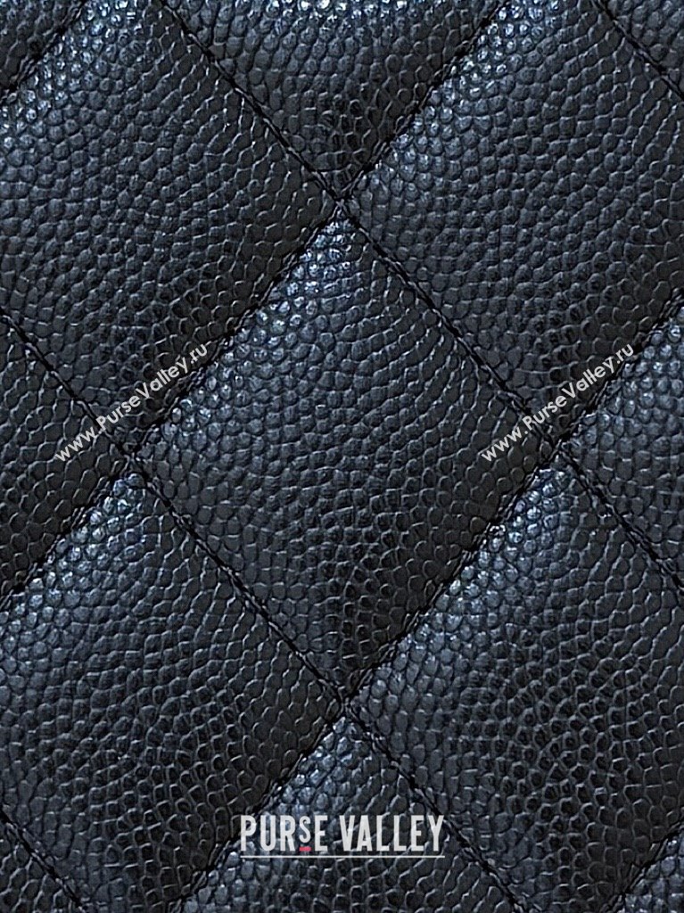 Chanel Shiny Grained Calfskin Vanity with Chain and Star AP4854 Black 2025 Top Quality (SHUNY-25092417)