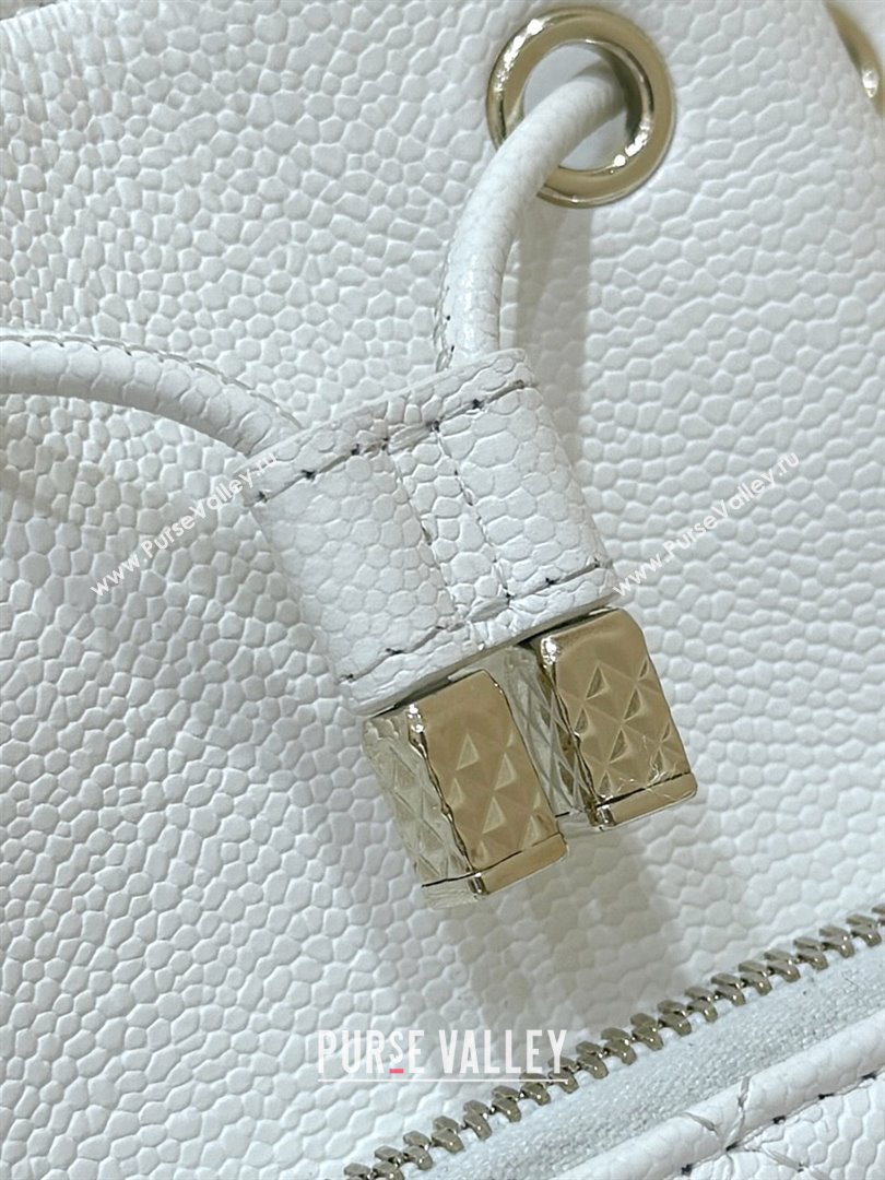 Chanel Clutch with Chain in Grained Shiny Calfskin AP4775 White 2025 Top Quality (SHUNY-25092303)