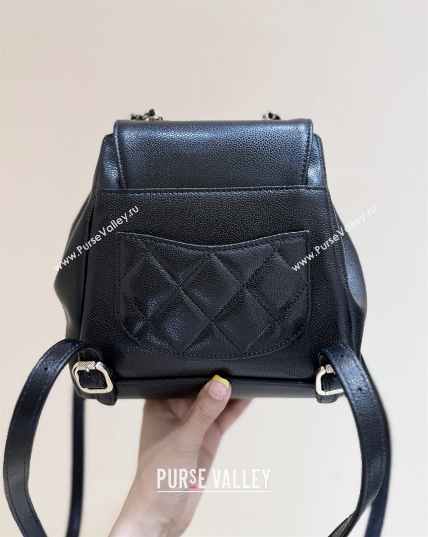 Chanel Grained Calfskin Mini Backpack AS3530 Black Top Quality (SHUNY-25092305)