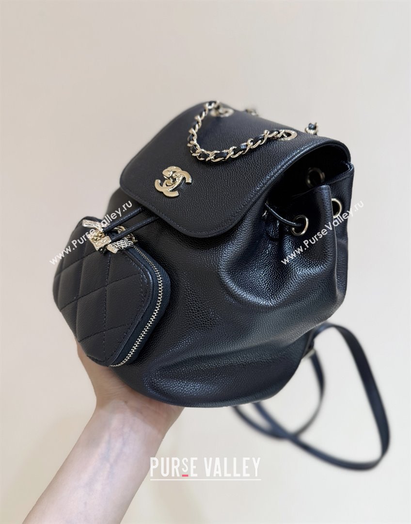 Chanel Grained Calfskin Mini Backpack AS3530 Black Top Quality (SHUNY-25092305)
