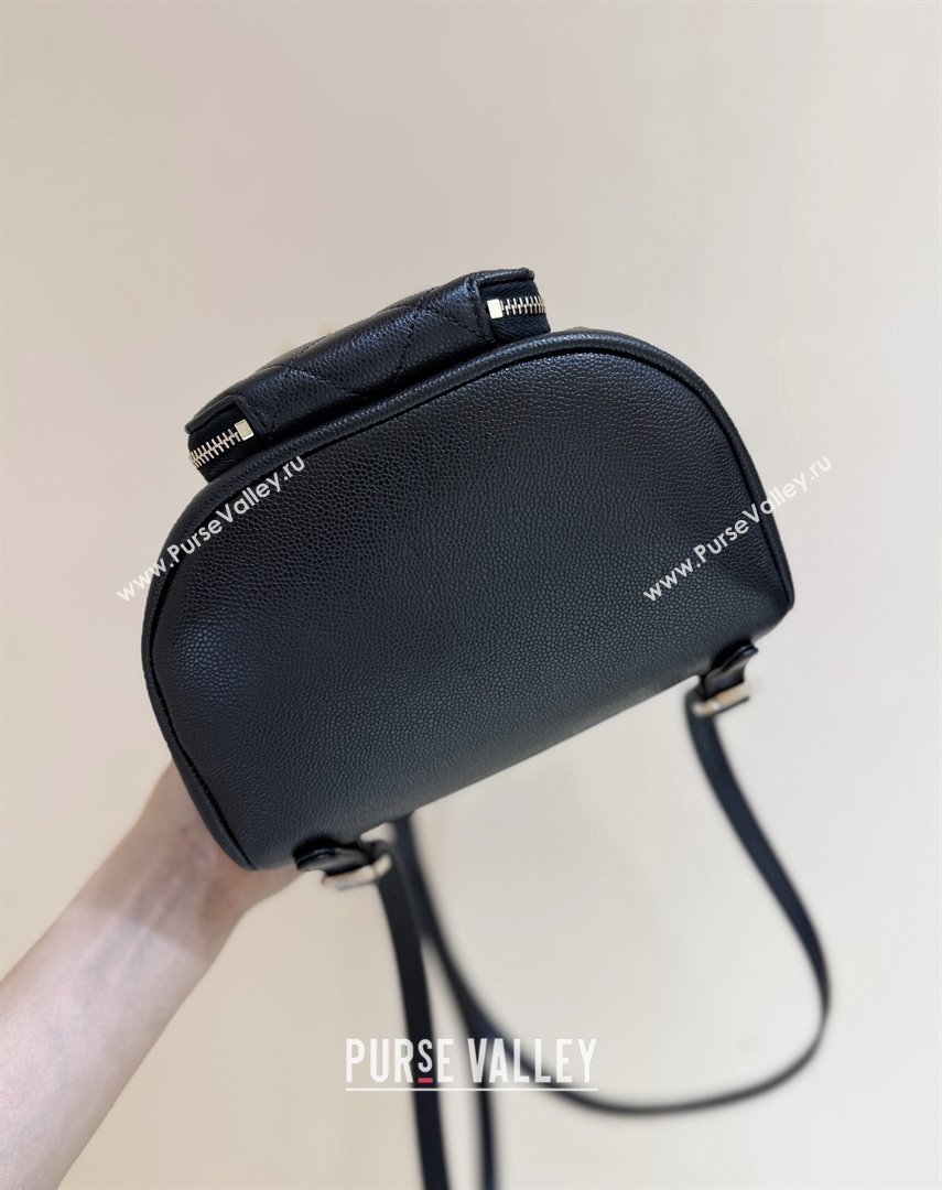 Chanel Grained Calfskin Mini Backpack AS3530 Black Top Quality (SHUNY-25092305)
