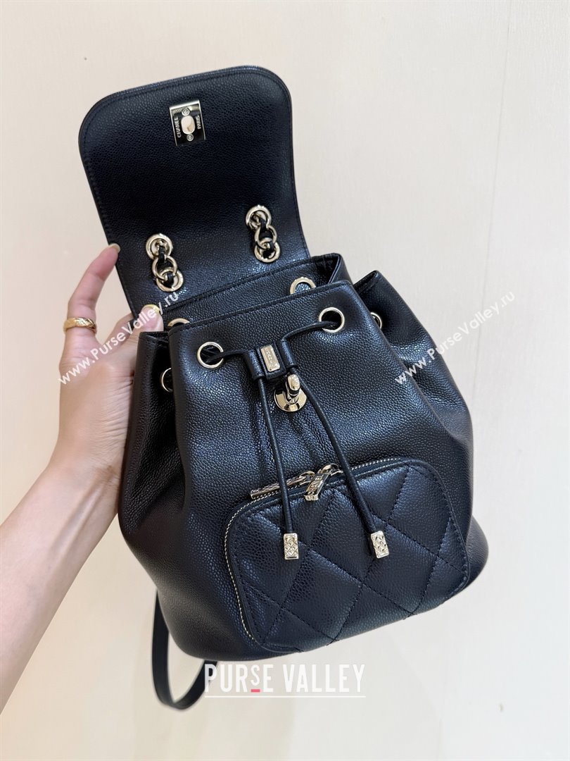 Chanel Grained Calfskin Mini Backpack AS3530 Black Top Quality (SHUNY-25092305)