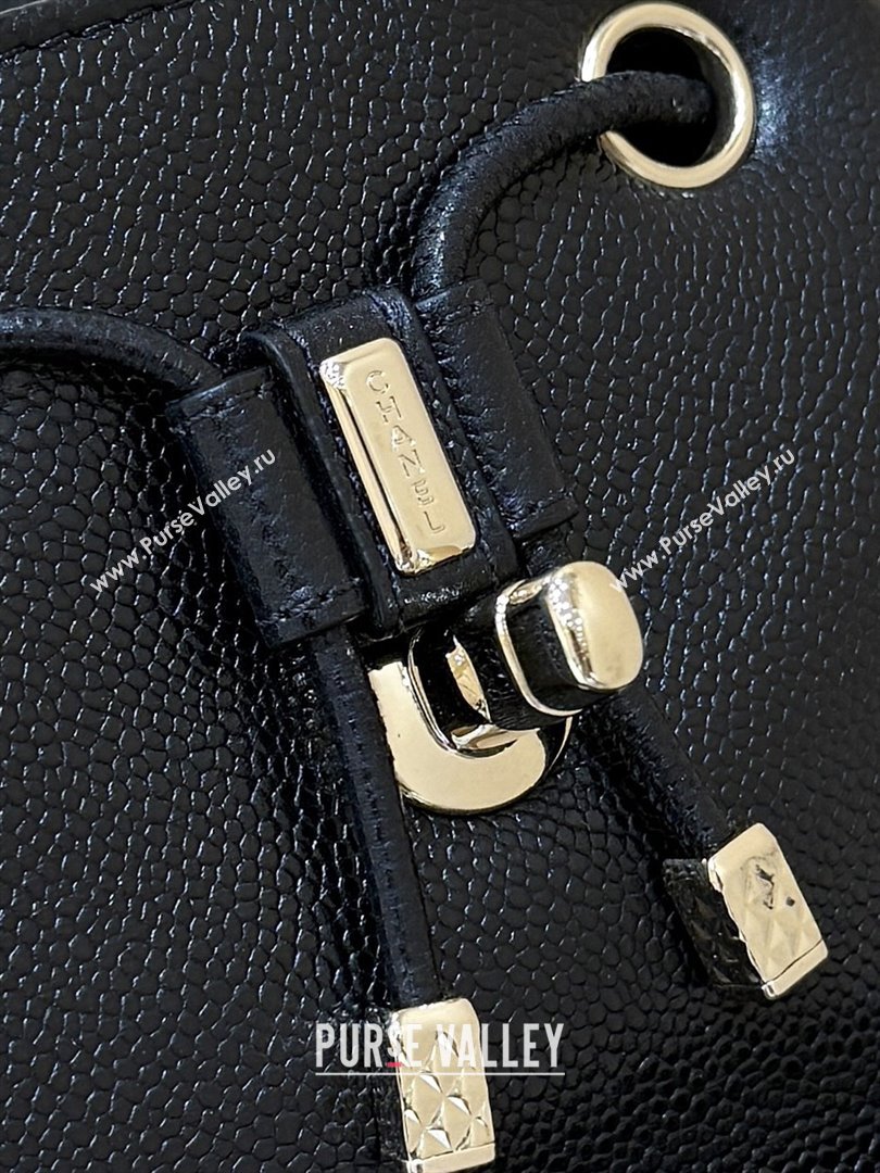 Chanel Grained Calfskin Mini Backpack AS3530 Black Top Quality (SHUNY-25092305)