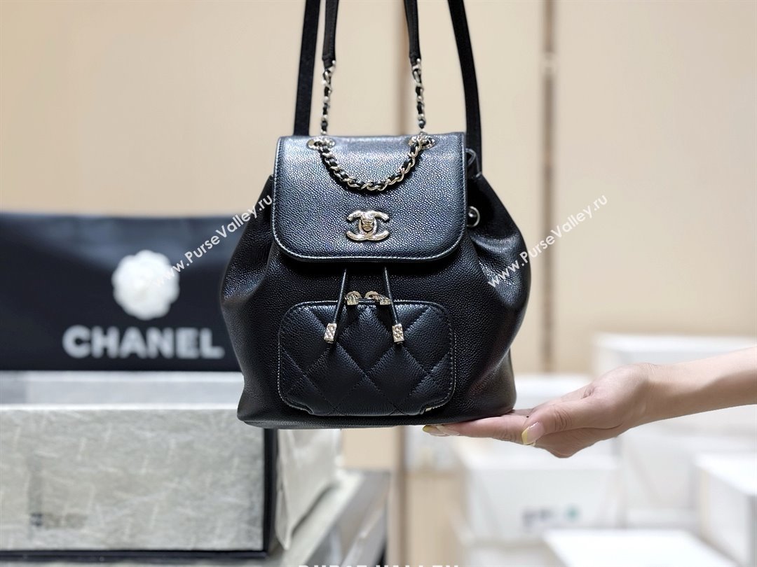 Chanel Grained Calfskin Mini Backpack AS3530 Black Top Quality (SHUNY-25092305)