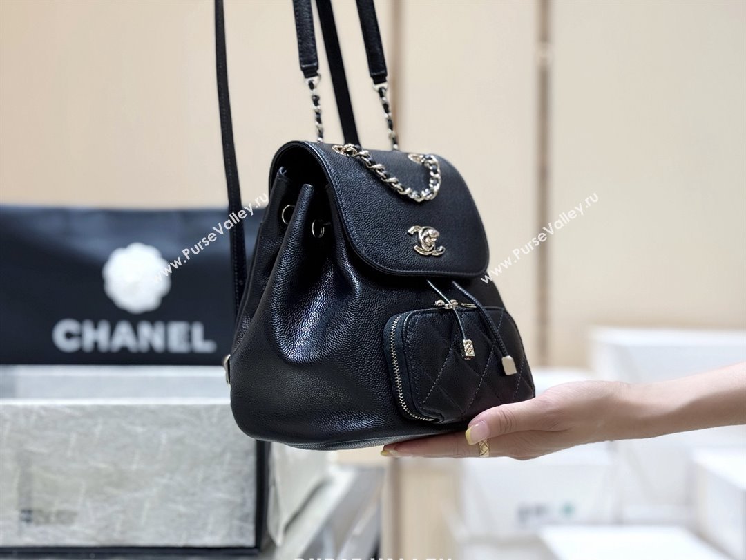 Chanel Grained Calfskin Mini Backpack AS3530 Black Top Quality (SHUNY-25092305)