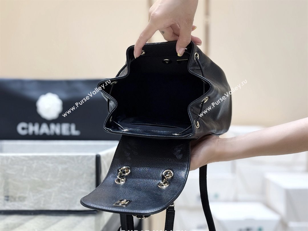 Chanel Grained Calfskin Mini Backpack AS3530 Black Top Quality (SHUNY-25092305)
