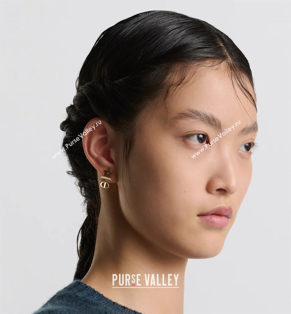 Dior Petit CD Earrings D92702 Gold 2025 (YF-25092702)