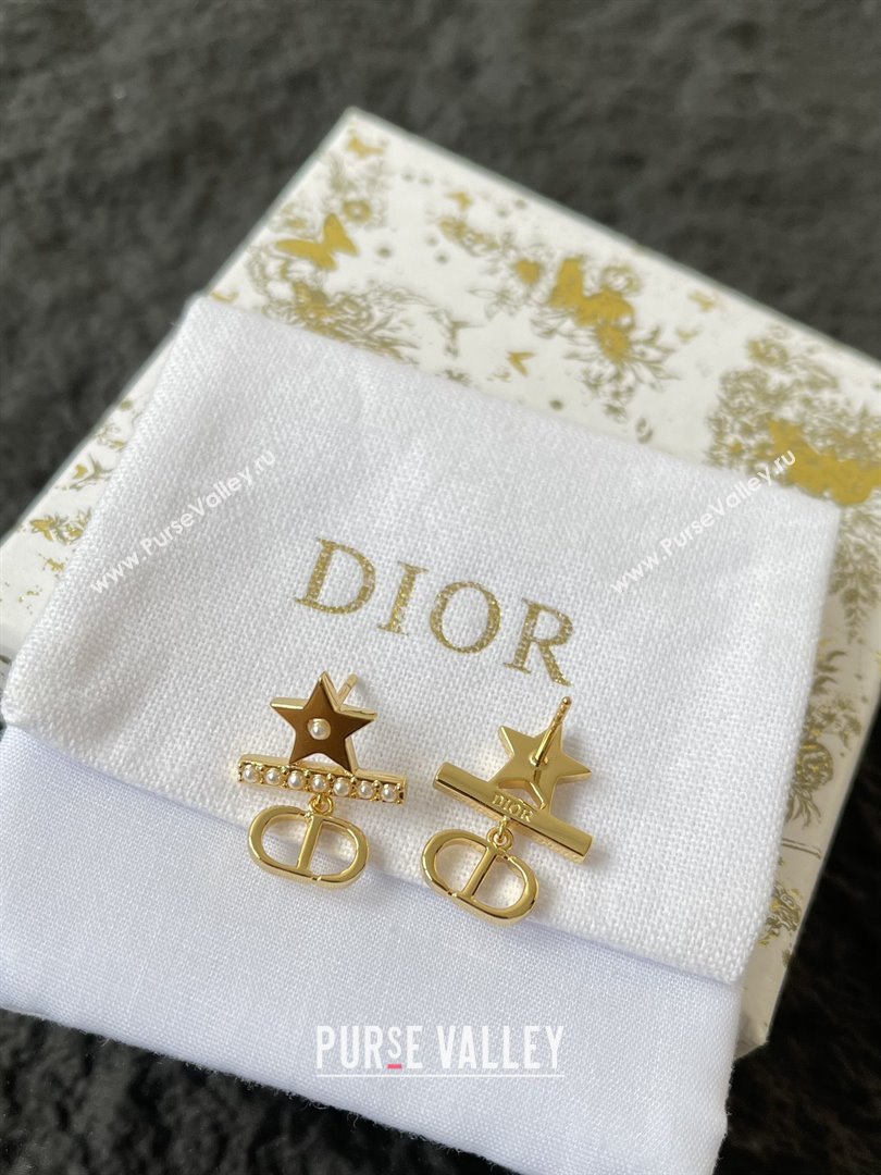 Dior Petit CD Earrings D92702 Gold 2025 (YF-25092702)
