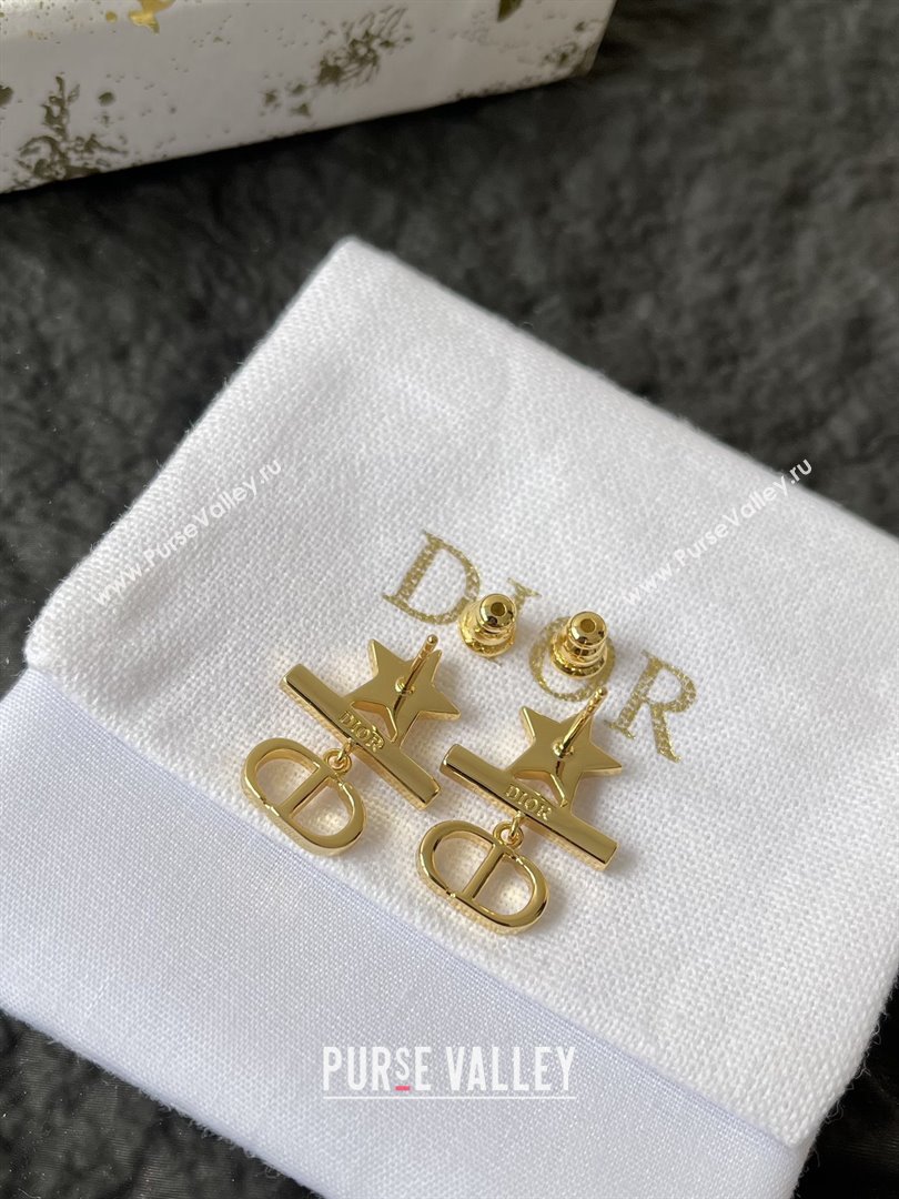 Dior Petit CD Earrings D92702 Gold 2025 (YF-25092702)
