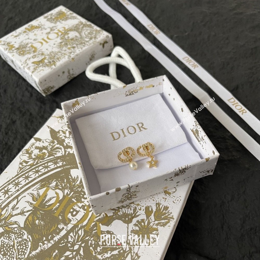 Dior Petit CD Earrings D92703 Gold 2025 (YF-25092703)