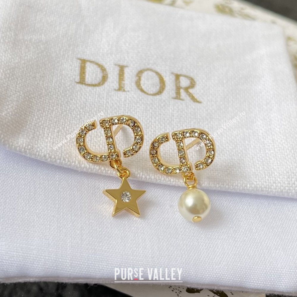 Dior Petit CD Earrings D92703 Gold 2025 (YF-25092703)