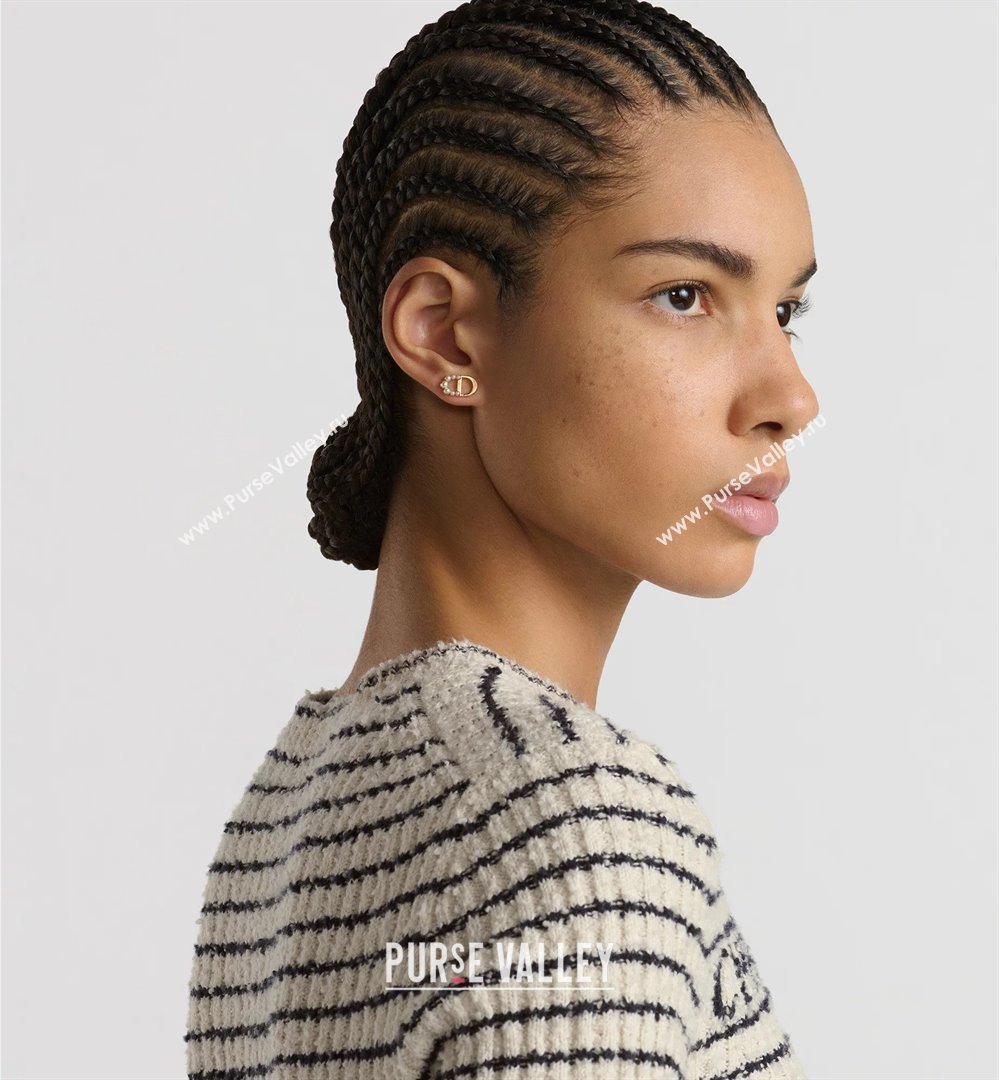 Dior Petit CD Earrings D92701 Gold 2025 (YF-25092701)