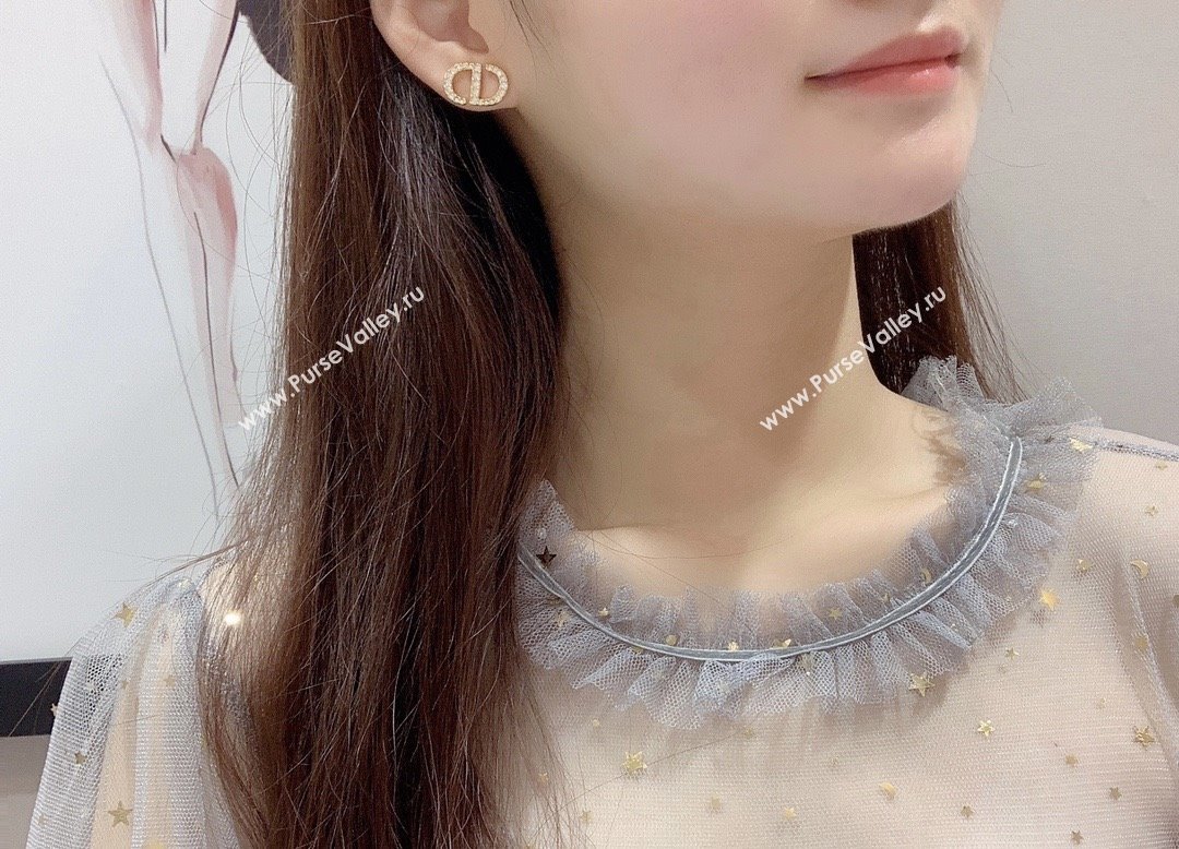 Dior Petit CD Earrings D92704 Gold 2025 (Q-25092704)