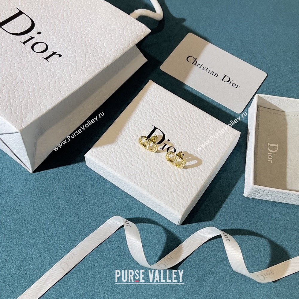 Dior Petit CD Earrings D92704 Gold 2025 (Q-25092704)