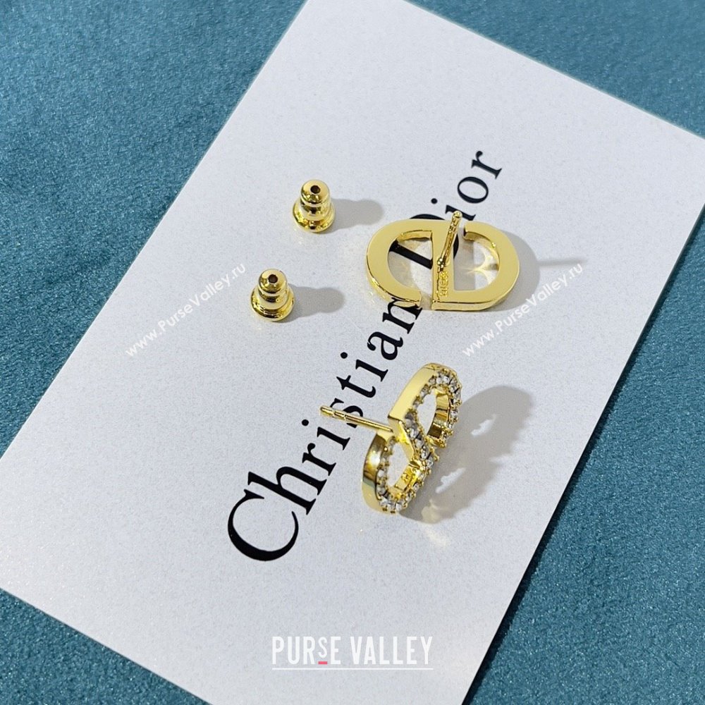 Dior Petit CD Earrings D92704 Gold 2025 (Q-25092704)