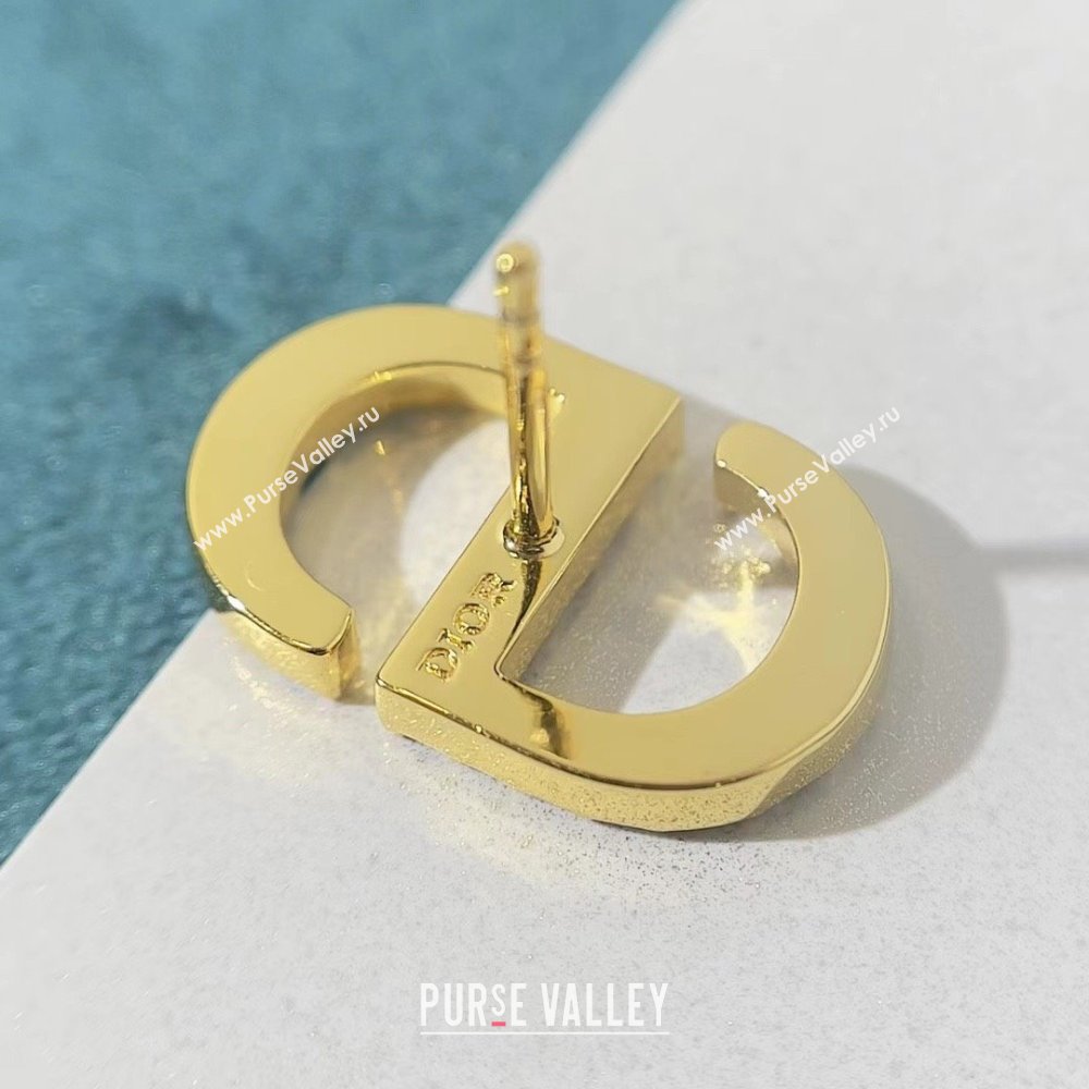Dior Petit CD Earrings D92704 Gold 2025 (Q-25092704)