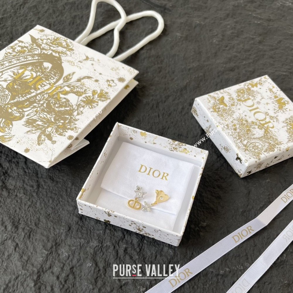 Dior Petit CD Earrings D92705 Gold 2025 (YF-25092705)