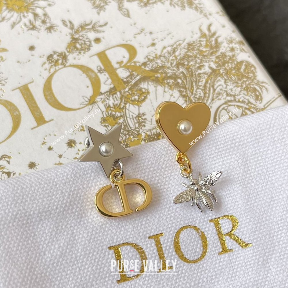 Dior Petit CD Earrings D92705 Gold 2025 (YF-25092705)