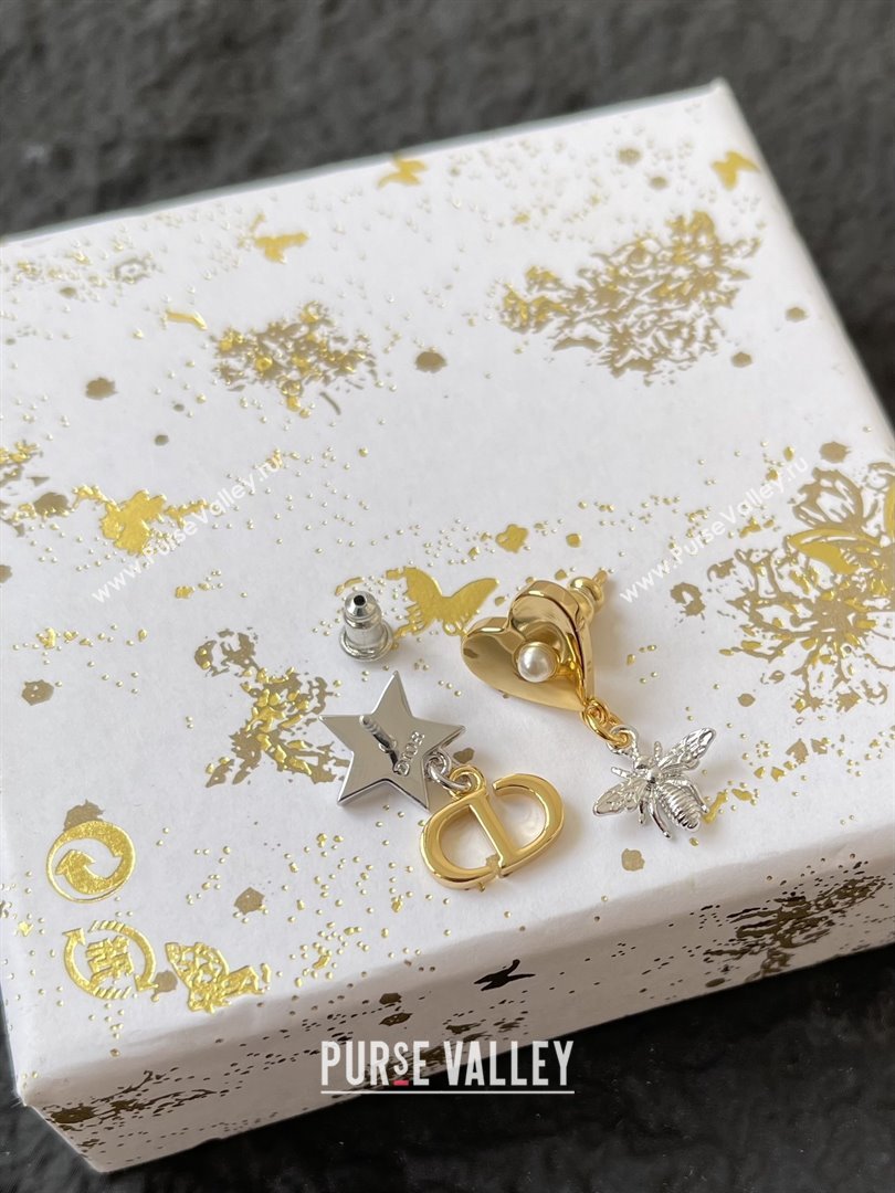 Dior Petit CD Earrings D92705 Gold 2025 (YF-25092705)