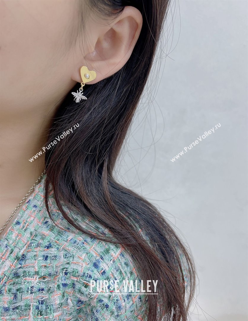 Dior Petit CD Earrings D92705 Gold 2025 (YF-25092705)