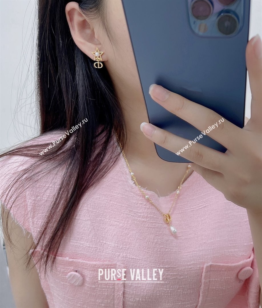 Dior Petit CD Earrings D92706 Gold 2025 (YF-25092706)