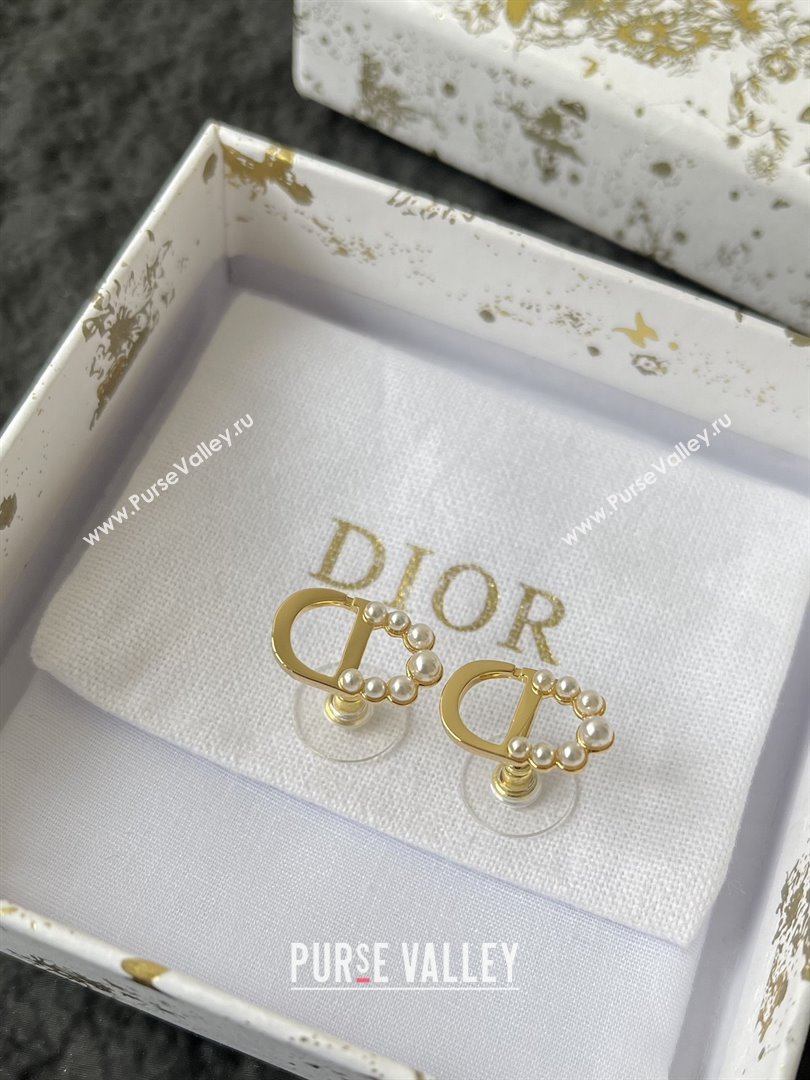 Dior Petit CD Earrings D92701 Gold 2025 (YF-25092701)