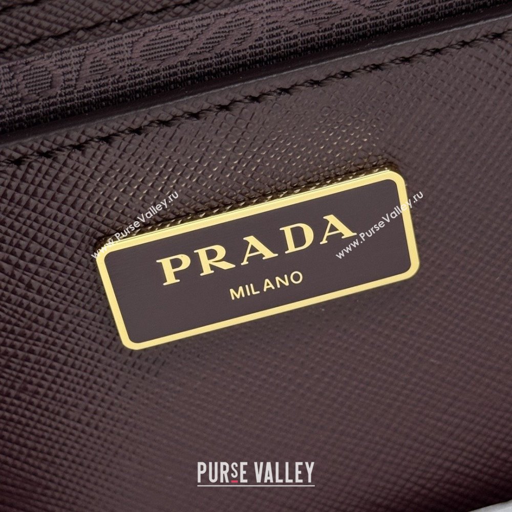 Prada Galleria Saffiano Leather Medium Bag 1BA863 Dark Burgundy 2025 (YZ-25092708)