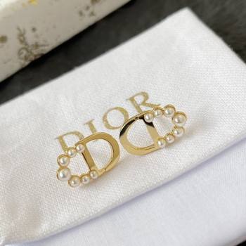 Dior Petit CD Earrings D92701 Gold 2025 (YF-25092701)